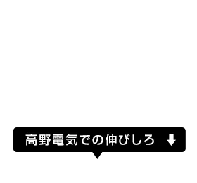 高野電気での伸びしろ